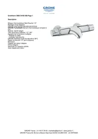 GROHE Grohtherm 3000 - Sanitaire