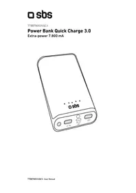 Notice SBS POWER BANK QUICK CHARGE 3.0 Batterie portable