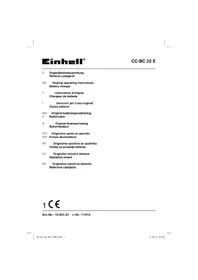 EINHELL CCBC 22E - Chargeur de batterie