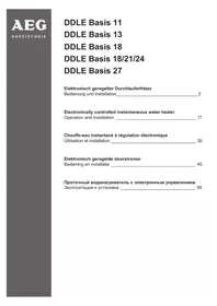 AEG DDLE Basis 24 - Отопление