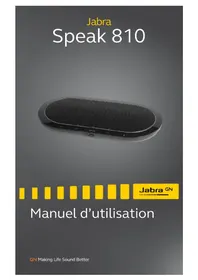Notice JABRA SPEAK 810 Téléphone