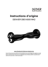 Notice DENVER DBO6500 MK2 Scooter auto-équilibrant
