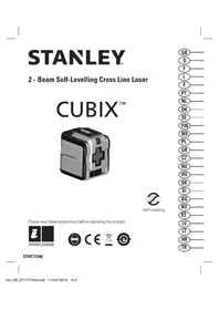 Notice STANLEY CUBIX Nivelă laser