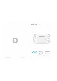 Notice smanos X500 Système d'alarme