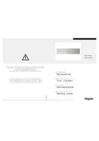 Notice Pelgrim ACW614 Warming drawers and cabinets