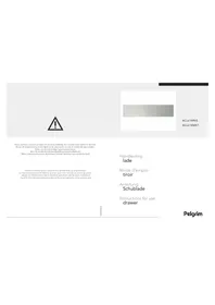 Notice Pelgrim ACL614 Tiroir et armoire chauffants