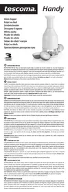 Notice Tescoma HANDY 643555 Robot ménager