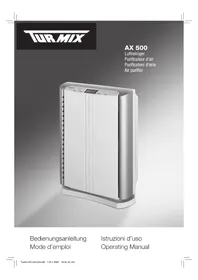 Notice Turmix LUFTREINIGER AX 500 Luftentfeuchter