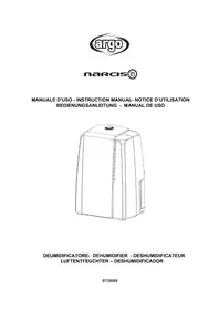 Notice Argoclima NARCISO BABY Déshumidificateur