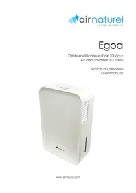 Notice AIR NATUREL EGOA Déshumidificateur
