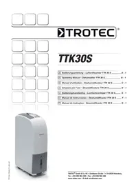 Notice TROTEC TTK 30 S Déshumidificateur