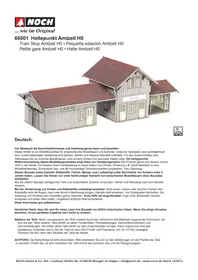 Notice NOCH 66001 Modellbau