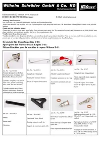 Notice WILESCO D11 Maquettisme