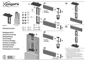 Notice VOGELS PFA 9110 Support des enceintes