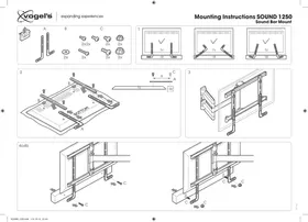 Notice VOGELS SOUND 1250 Support des enceintes