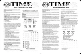 Notice ELRO TM700B Commutateur