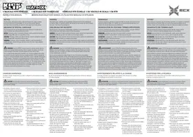 Notice ECX KICKFLIP ECX00010 Jouet radiocommandé