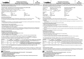 Notice ROBBE ROXXY BLCONTROL 820 Jouet radiocommandé