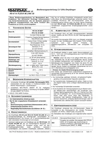 Notice MULTIPLEX RX416 FLEXX Jouet radiocommandé