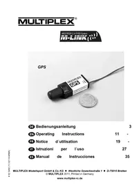 Notice MULTIPLEX GPS Jouet radiocommandé
