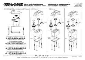 Notice Traxxas GEAR SET Jouet radiocommandé