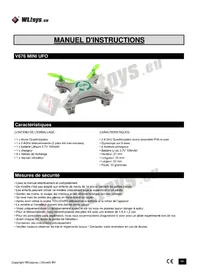 Notice WLtoys V676 MINI UFO Jouet radiocommandé