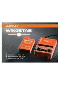 Notice MULTIPLEX WINGSTABI Jouet radiocommandé
