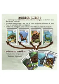 Notice Bombyx CARDLINE DINOSAURS Jeu de cartes