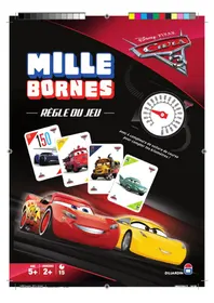 Notice Dujardin MILLE BORNES CARS 3 Jeu de cartes