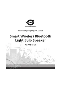 Notice CONCEPTRONIC CSPKBTSLB Lighting