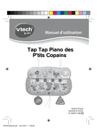 Notice VTECH TAP TAP PIANO DES P'TITS COPAINS Jouets éducatifs