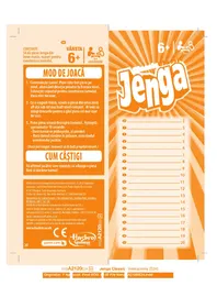 Notice HASBRO CLASSIC JENGA Jouets