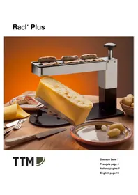 Notice TTM RACL'PLUS 100.035 Appareil à fondue, raclette et wok