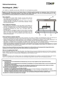 Notice TTM ZINAL 100.030 Appareil à fondue, raclette et wok