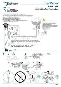 Notice Ergotron 97920 Câble pour ordinateur et périphérique