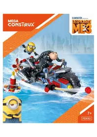 Notice Mega Bloks GRU'S WATER MOTORBIKE Maquettisme