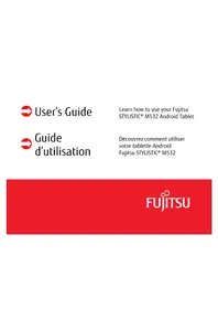 Notice FUJITSU STYLISTIC M532 Tablet