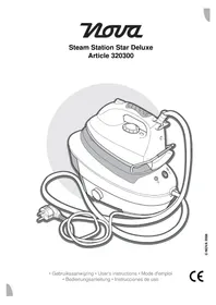 Notice NOVA STEAM STATION STAR DELUXE 320300 Iron