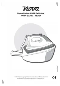 Notice NOVA STEAM STATION 320190 Iron