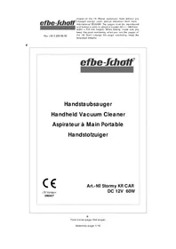 Efbe-Schott Stormy KR CAR - Handstaubsauger