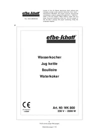 Efbe-Schott WK 800 - Wasserkocher
