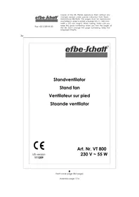 Efbe-Schott VT 800 - Ventilator