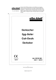 Efbe-Schott EK 601 - Eierkocher