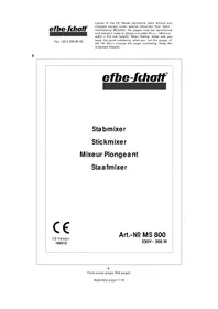 MS 800 Efbe-Schott