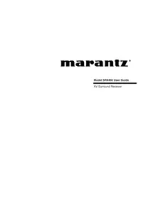Notice MARANTZ SR8400 Receiver