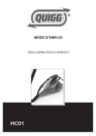 QUIGG HC01 - Aspirateur de table