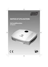 Notice QUIGG GTDG01 Plaque de grill