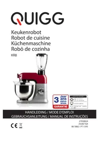 Notice QUIGG KR8 Küchenmaschine