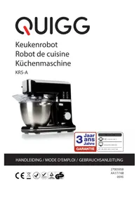 Notice QUIGG KR5A Küchenmaschine