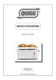 Notice QUIGG TO10 Grille pain